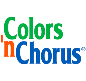 Colors 'n Chorus white logo