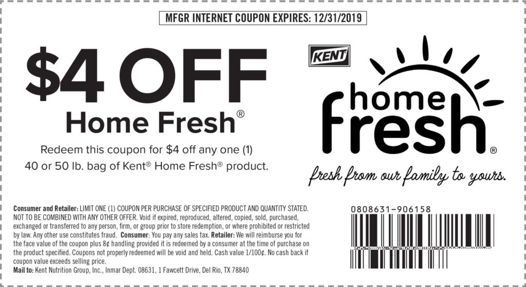 $4 coupon for Kent Home Fresh