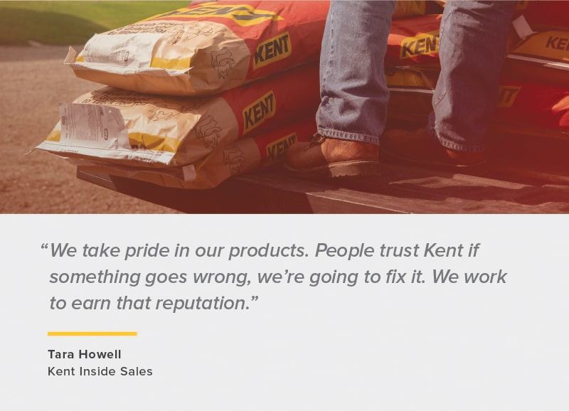 quote about integrity from Tara Howell, Kent Inside Sales