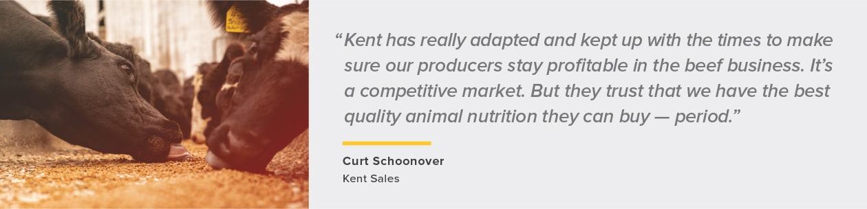 quote about performance from Curt Schoonover