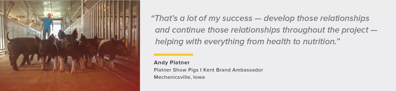 quote about reputation from Andy Platner, Brand Ambassador
